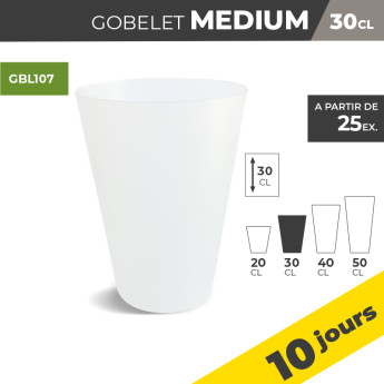 Gobelet MEDIUM 30cl - Sans Marquage
